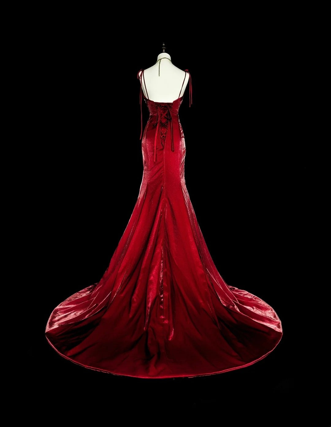 Stunning Prom Dress Spaghetti Straps Mermaid Gala Dress Evening Dress D3787