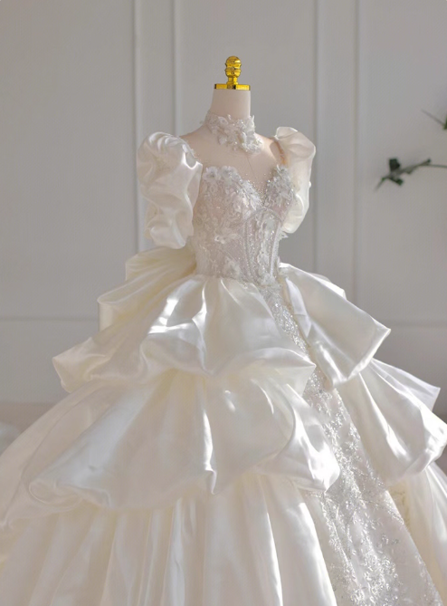 New Arrival Wedding Dress Sweetheart Pleated Wedding Dress D3791