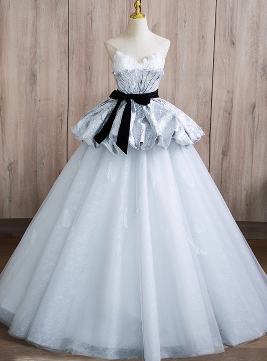 Stunning Prom Dress Sweetheart Pleated Tulle Ball Gown Sweet 16 Dress Evening Dress D3846
