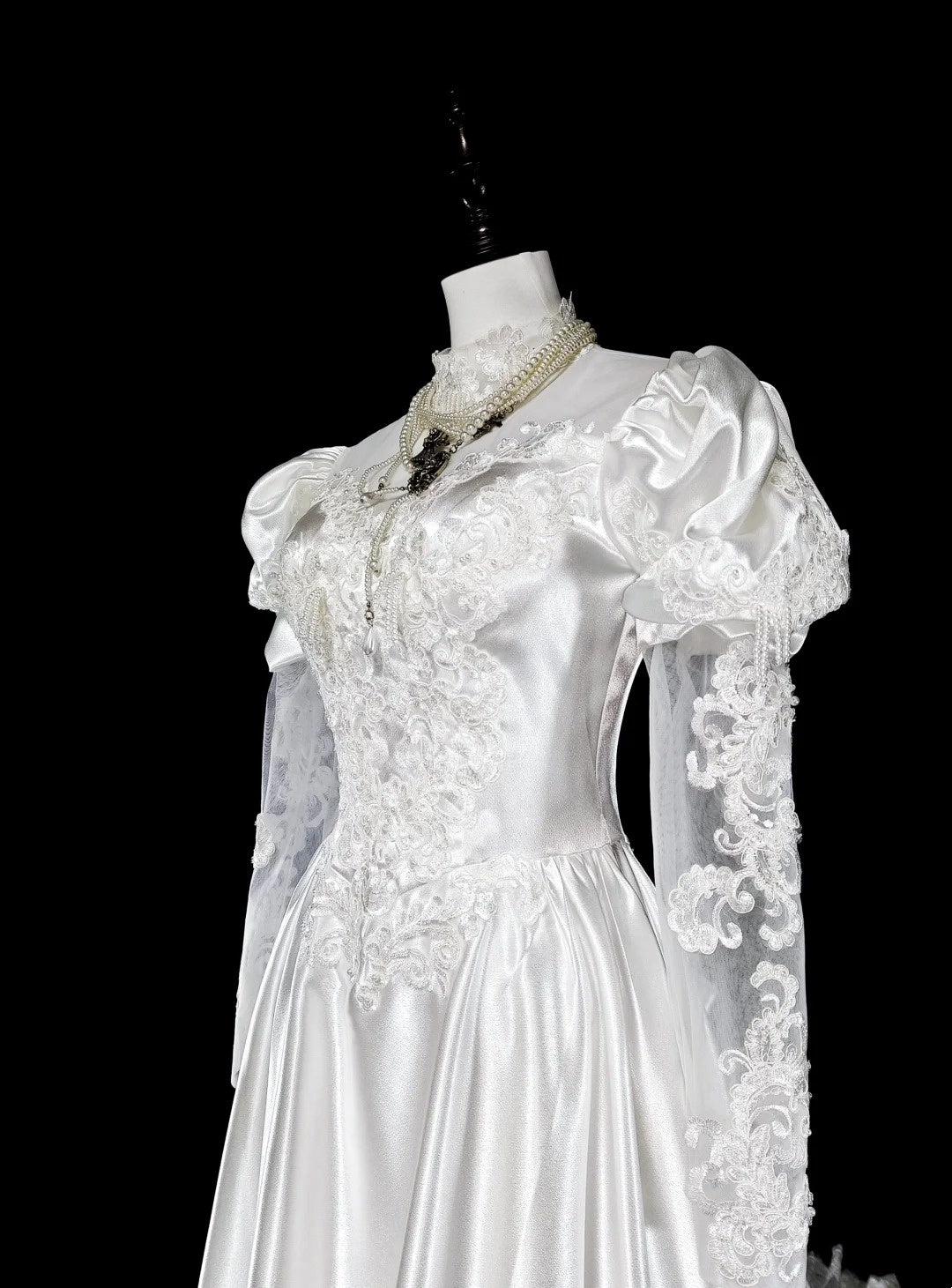 Beauty Brautkleid A-Linie Herzausschnitt Plissee Brautkleid D3302