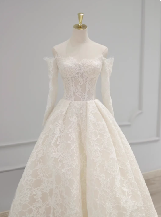 Beauty Brautkleid A-Linie Herzausschnitt Plissee Brautkleid D3302