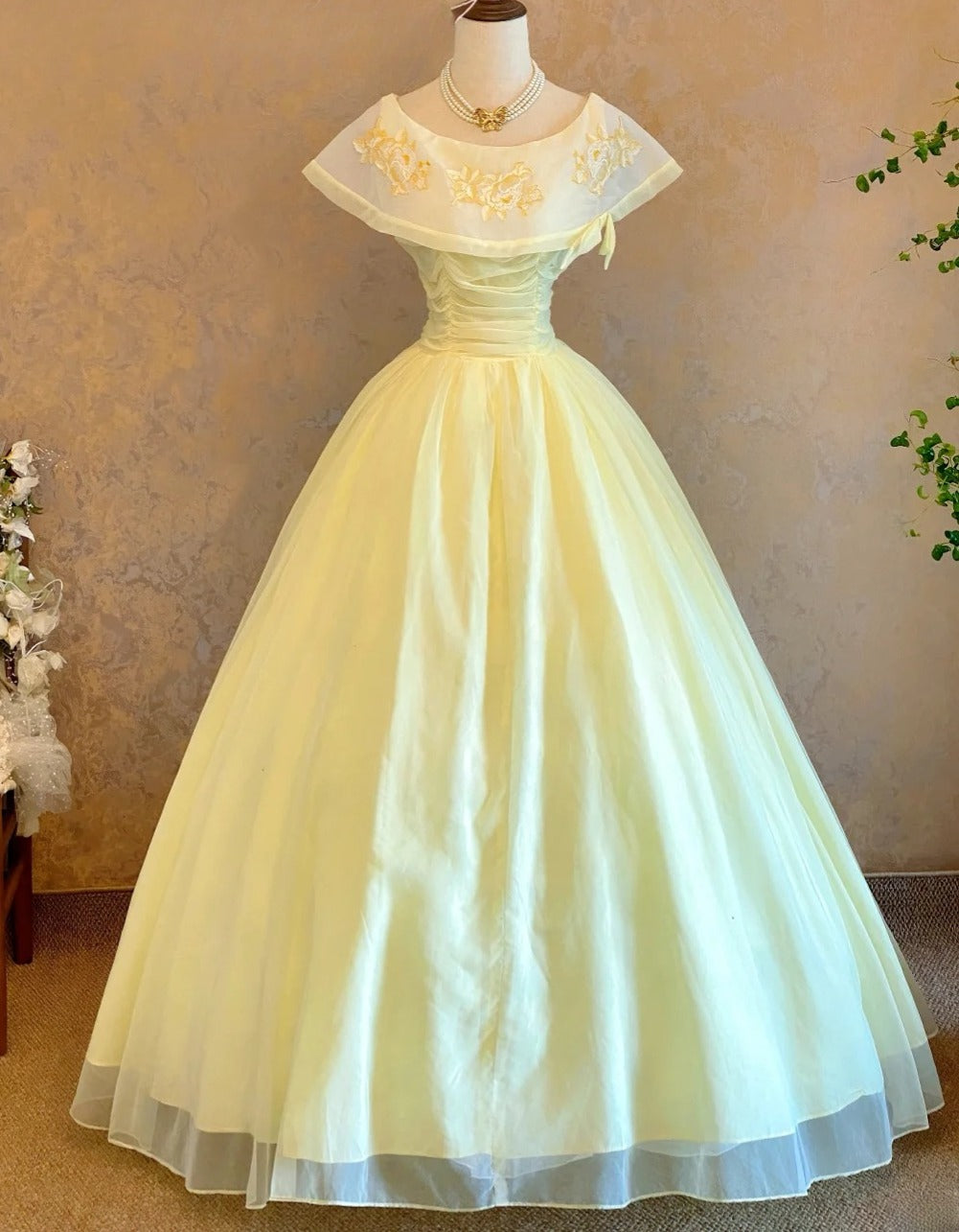 Newest Prom Dress Crew Neck Pleated Tulle Ball Gown Evening Dress Quinceanera Dress D3964