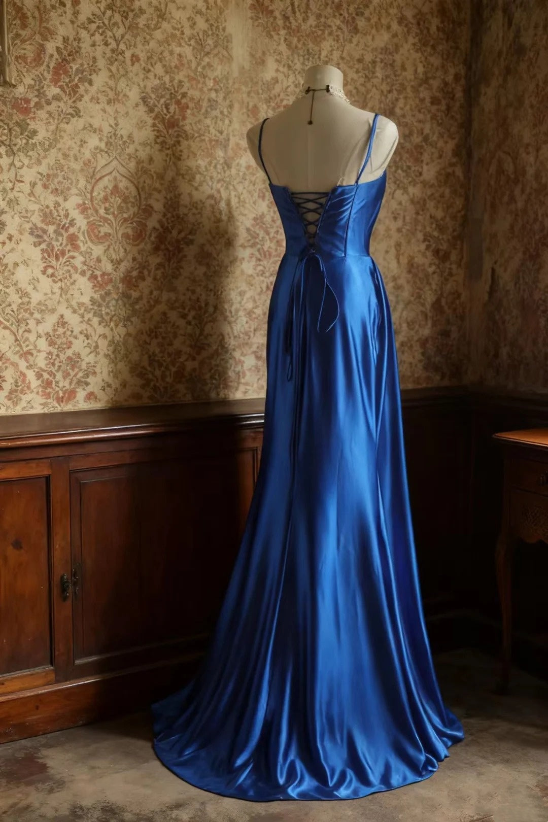 Elegant Prom Dress Spaghetti Straps Pleated Evening Dress Gala Dress Cocktail Dress D3970