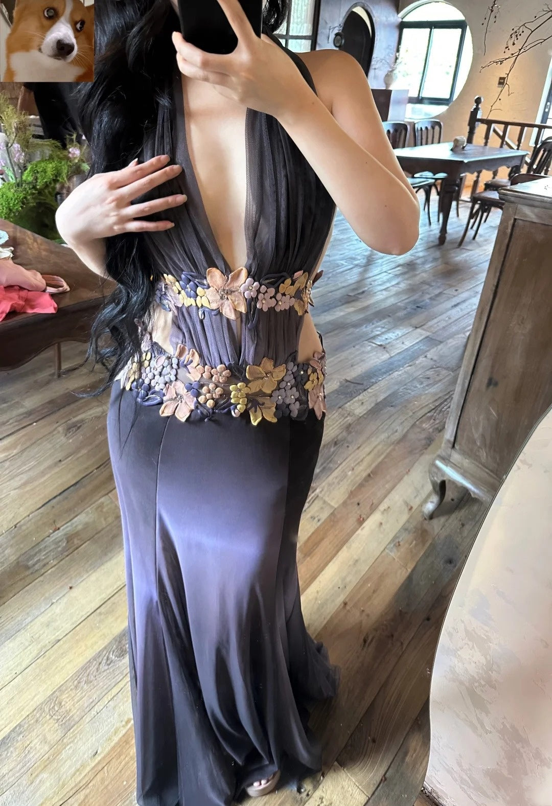 Elegant Prom Dress Halter Pleated Evening Dress Birthday Party Dress Gala Dress D4008