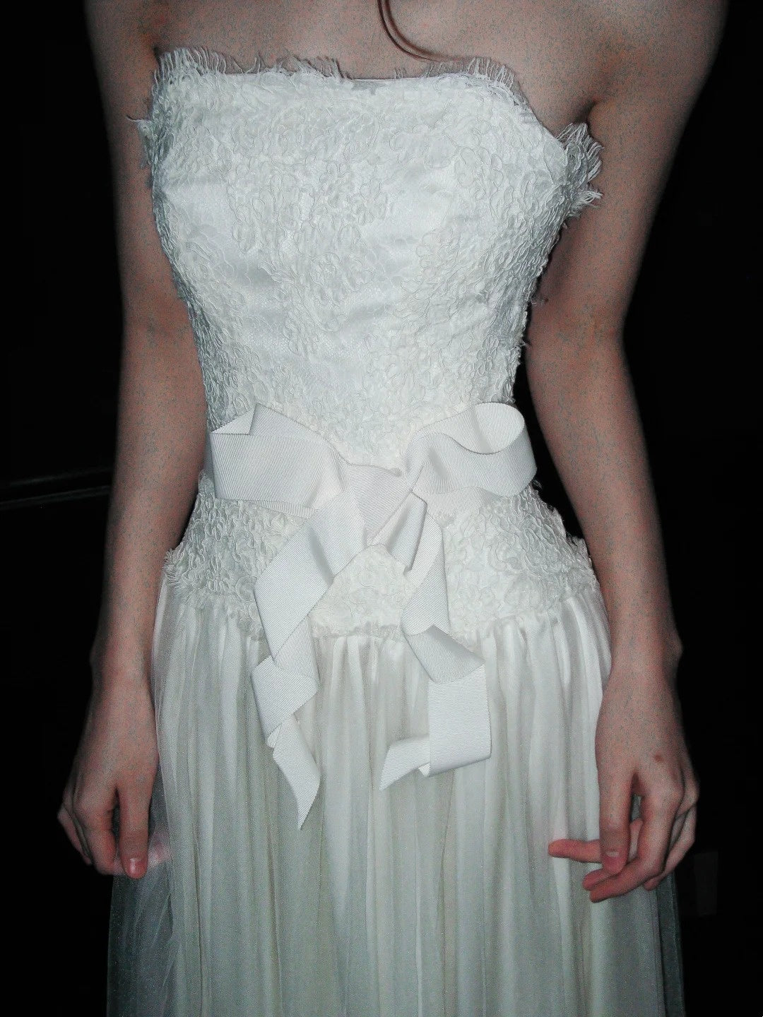 Robe de mariée beauté A-Line, décolleté en cœur, plissée, D3302