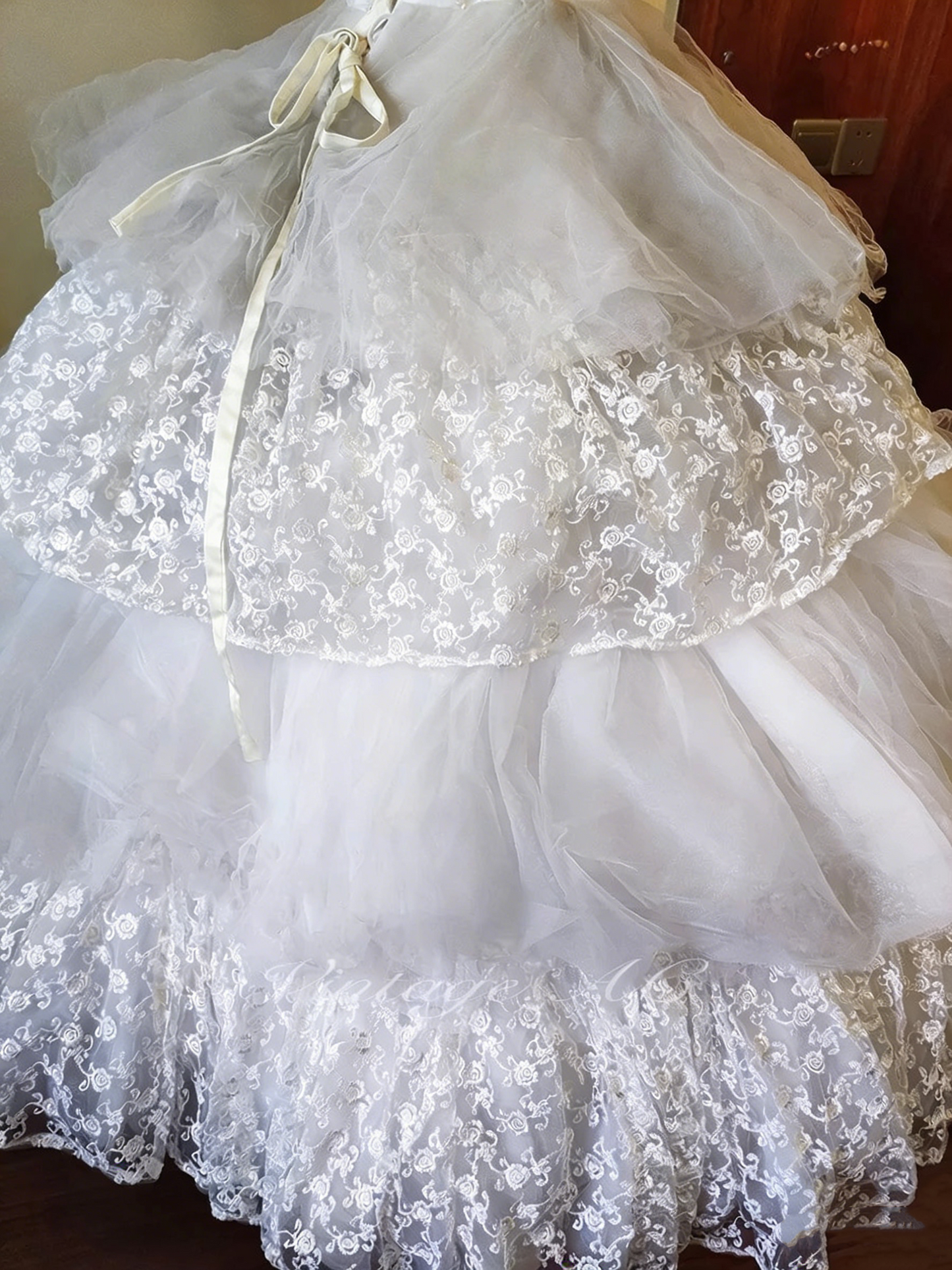 Beauty Prom Dress Strapless Tulle Lace Ball Gown Birthday Party Outfits Evening Dress Sweet 16 Dress D4094