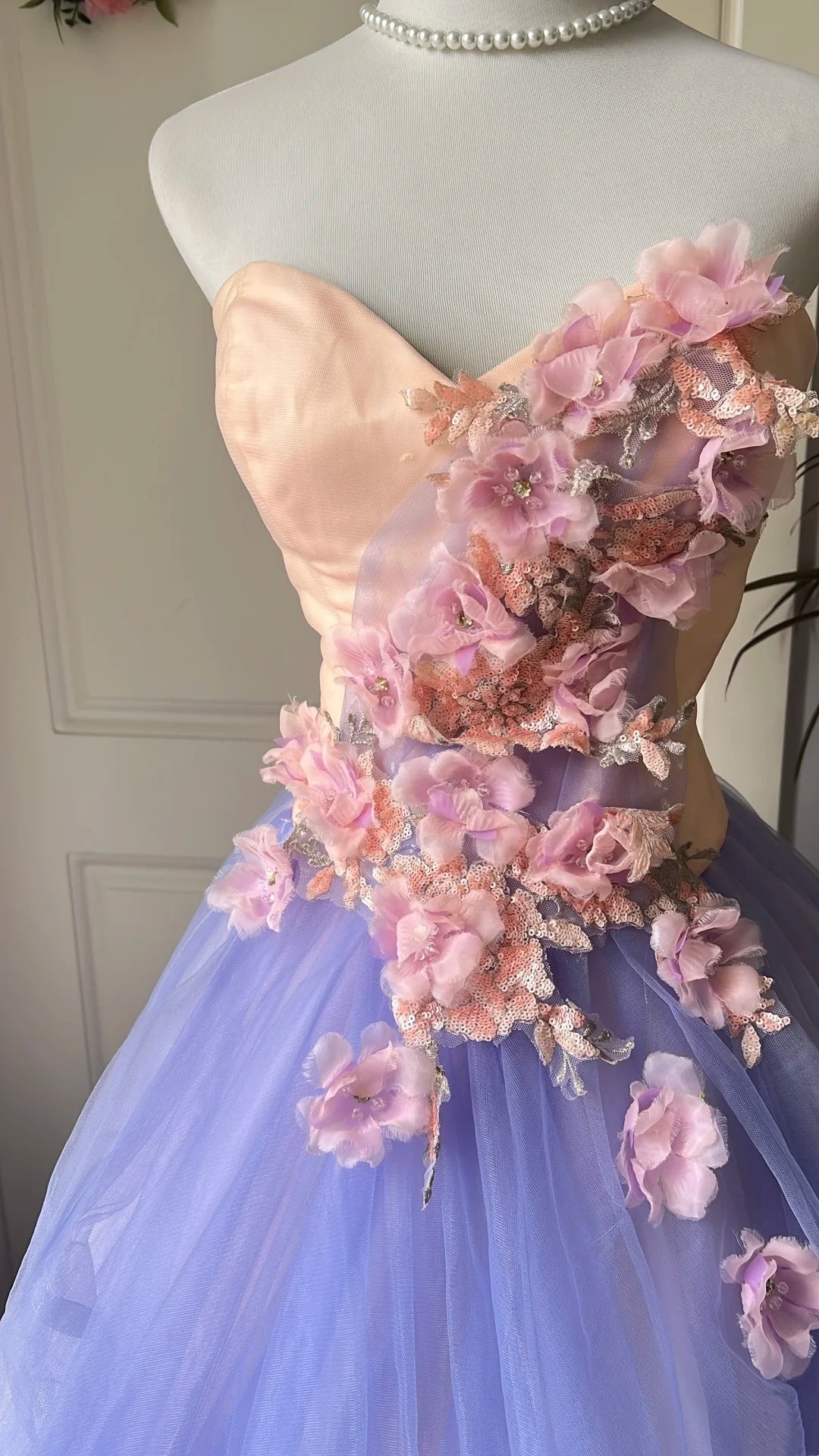 Beauty Prom Dress Sweetheart Tulle Pleated Ball Gown Evening Dress Birthday Party Outfits D4121