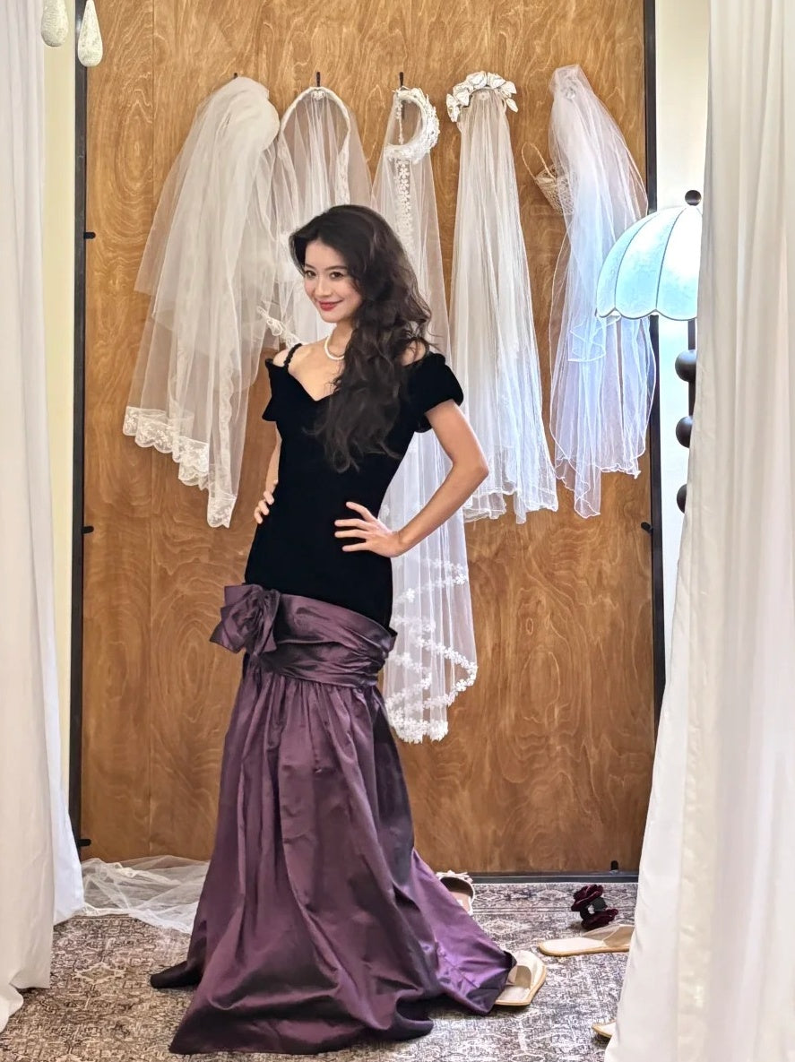 Glänzendes Ballkleid mit herzförmigem Pailletten-Meerjungfrauen-Abendkleid, Galakleid, Geburtstagspartykleid, D3415