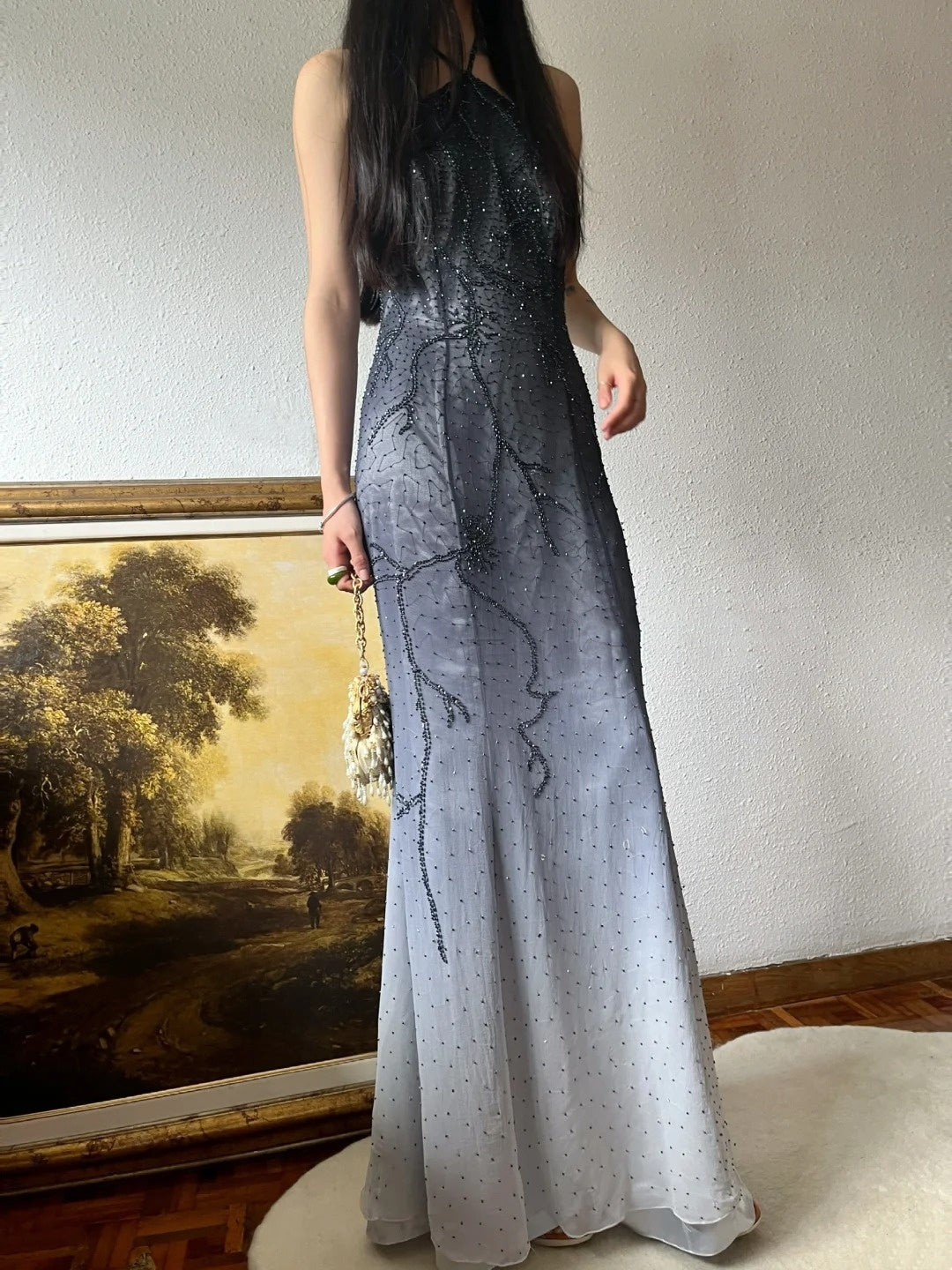 Glänzendes Ballkleid mit herzförmigem Pailletten-Meerjungfrauen-Abendkleid, Galakleid, Geburtstagspartykleid, D3415