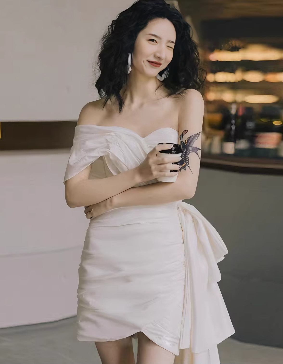 New Arrival Wedding Dress Asymmetrical Neck Pleated Short Wedding Dress Prom Dress D4310