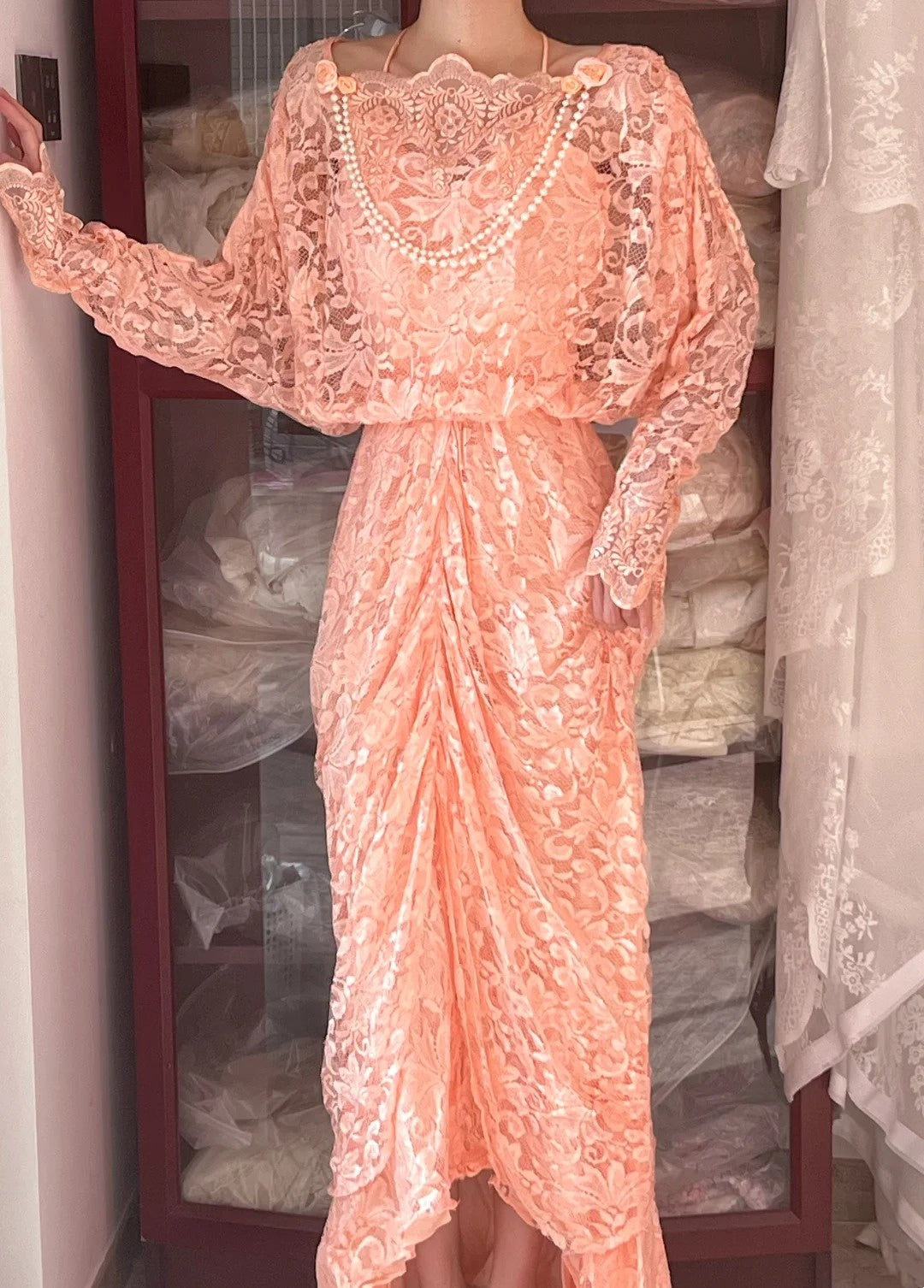 Stunning Prom Dress Square Neck Pleated Birthday Party Dress Evening Dress Formal Dress D4447