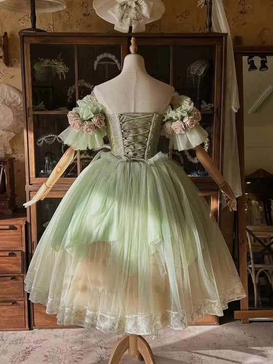 Pretty Homecoming Dress Off Shouder Tulle Plleated Prom Dress Birthday Party Outfits D4469