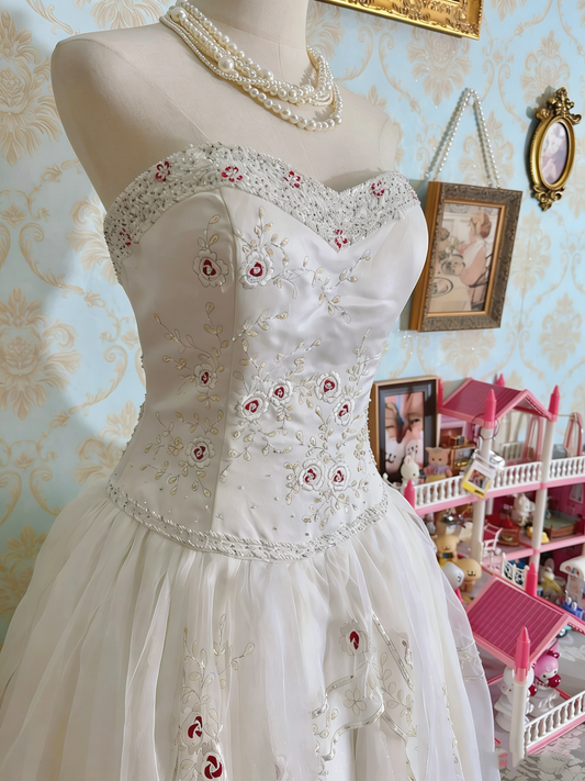 Beauty Prom Dress Sweetheart Pleated Evening Dress Quinceanera Dress Ball Gown D4473