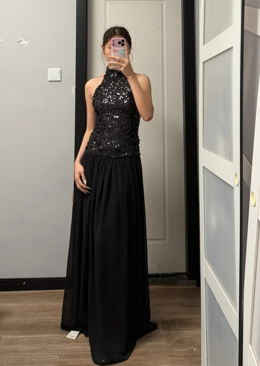 Glänzendes Ballkleid mit herzförmigem Pailletten-Meerjungfrauen-Abendkleid, Galakleid, Geburtstagspartykleid, D3415