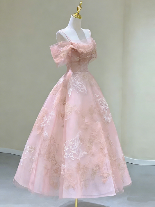 Beauty Prom Dress Spaghetti Straps Tulle Gala Dress Evening Dress Formal Dress D4551