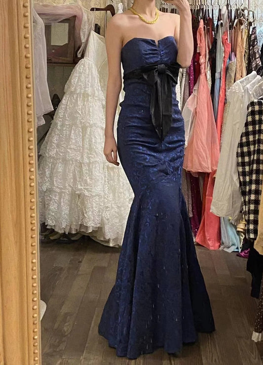 Elegant Prom Dress Strapless Pleated Gala Dress Formal Dress Evening Dress D4569