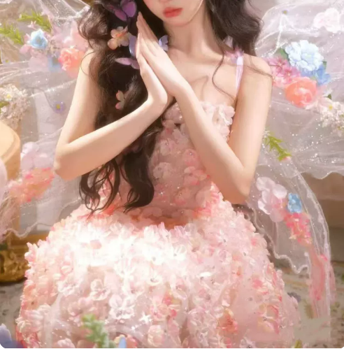 Cute Homecoming Dress Strapless Flowers Tulle Prom Dress Back to School Outfits Party Dress D6173