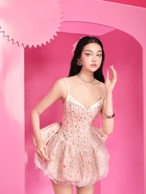 Cute Homecoming Dress Spaghetti Strap Tulle Bowknot Prom Dress Back to School Outfits Party Dress D6203