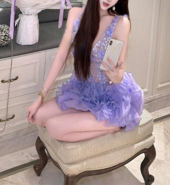 Pretty Homecoming Dress V Neck Tulle Cascade Prom Dress Back to School Outfits Party Dress D6315