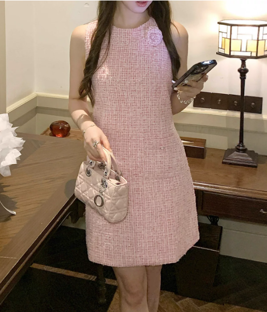 Elegant Homecoming Dress Jewel Pearl Back to School Outfits Party Dress D6520