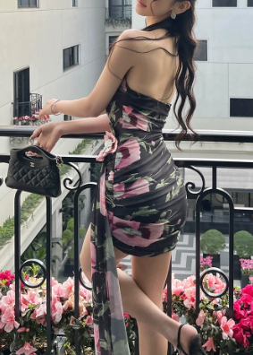 Stunning Homecoming Dress Strapless Hi-Lo Back to School Outfits Party Dress D6830