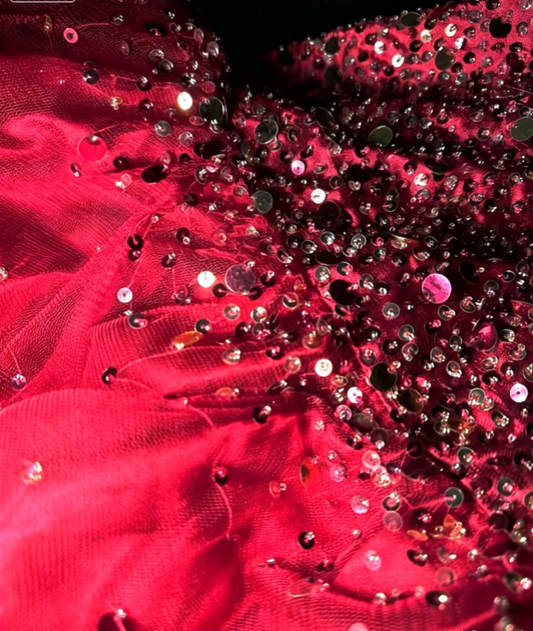 New Homecoming Dress Spaghetti Strap Sequins Tulle Back to School Outfits Party Dress D6898