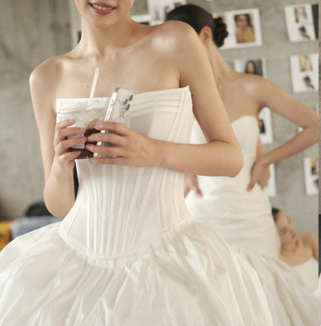 Charming Homecoming Dress Strapless Pleated Back to School Outfits Party Dress D7377
