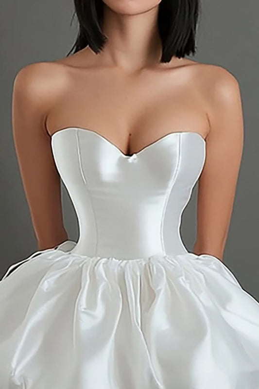 Unique Homecoming Dress Sweetheart A-Line Back to School Outfits Party Dress D7782