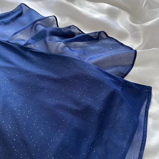 Dark Blue Straps Chiffon Vintage Long Party Dress Prom Gown MD7409
