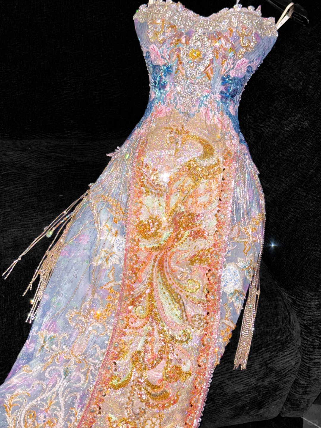 Gorgeous Sparkling Sweetheart Beaded Sequined Embroidery Design Elegant Mermaid Prom Dress Evening Dress D1697