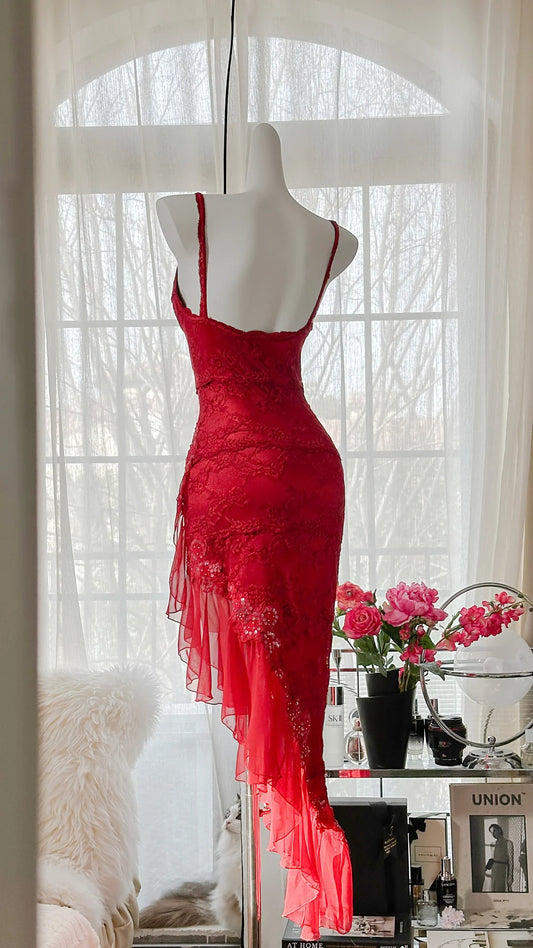 Pretty Homecoming Dress Sweetheart Applique Beaded Flower Dress Back to School Outfits Party Dress D6422