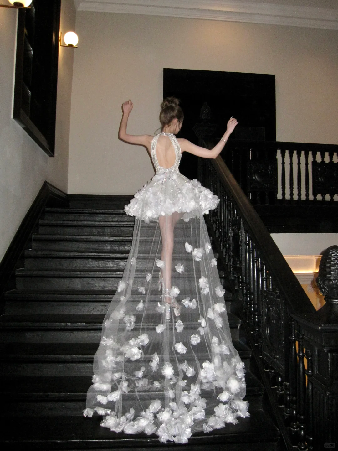 Gorgeous Glittering Silvery Beaded Sequined A-Line Halter Dress Design Party Dress Homecoming Dress D1716