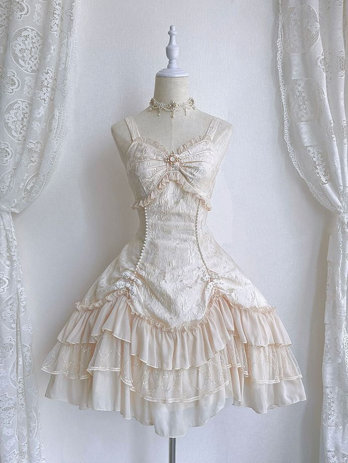 Retro Ivory Straps A-Line Short Party Dresses Pretty Mini Birthday Dresses, D1064