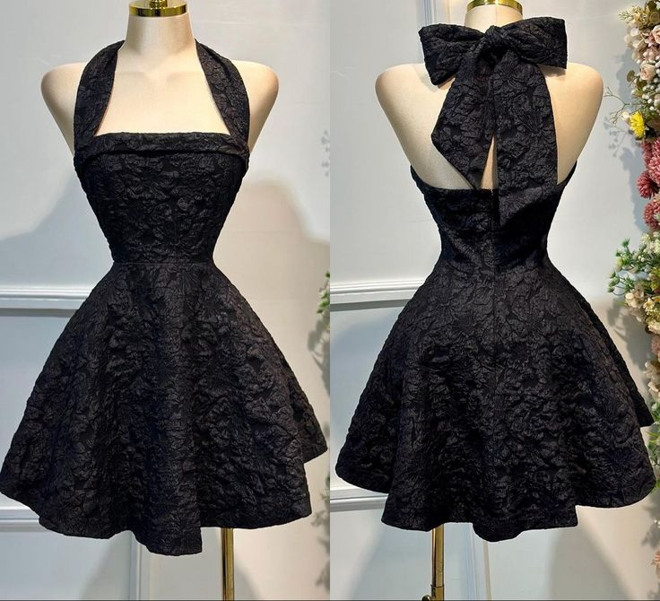 Pretty Red Halter Neck A-Line Short Party Dresses Homecoming Dresses, D1110