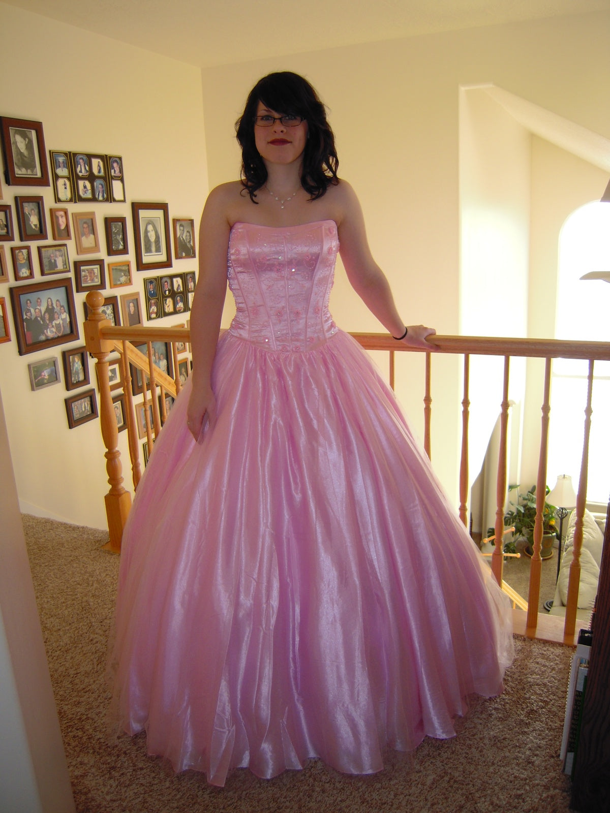 Light Pink Strapless A-Line Birthday Dress Long Evening Party Ball gow ModelDressy Light Pink Strapless A-Line Birthday Dress Long Evening Party Ball gow ModelDressy