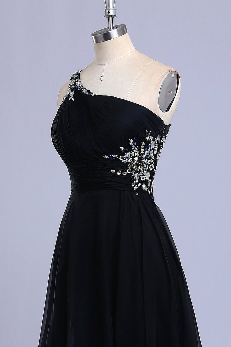 Elegantes A-Linien-Kleid mit einer Schulter und Farbverlauf im Vintage-Stil, langes Partykleid, formelles Ballkleid, D531