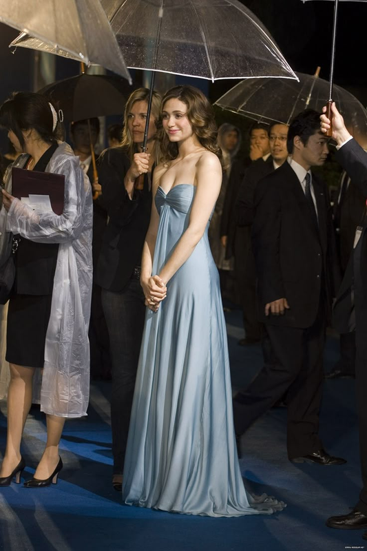 Robe de soirée longue en satin bleu élégant, coupe trapèze, décolleté en cœur, MD7803