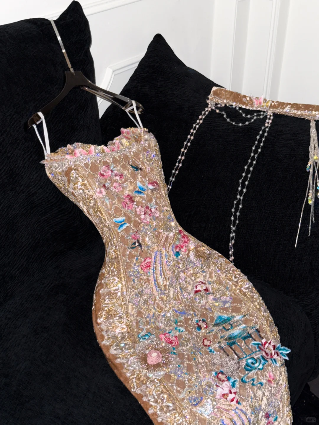 Gorgeous Shiny Beaded Exquisite Embroidery Mermaid Long Evening Dress Prom Dresses D1667