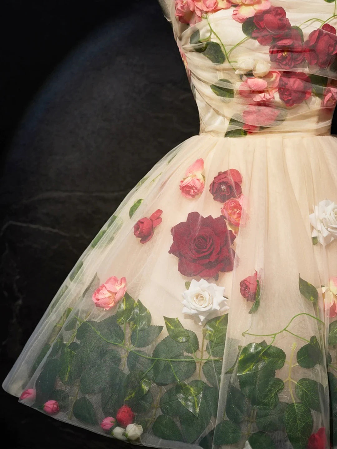 Chic Homecoming Dress Sweetheart Lace Flower Short Prom Dress Back to School Outfits Party Dress D6088
