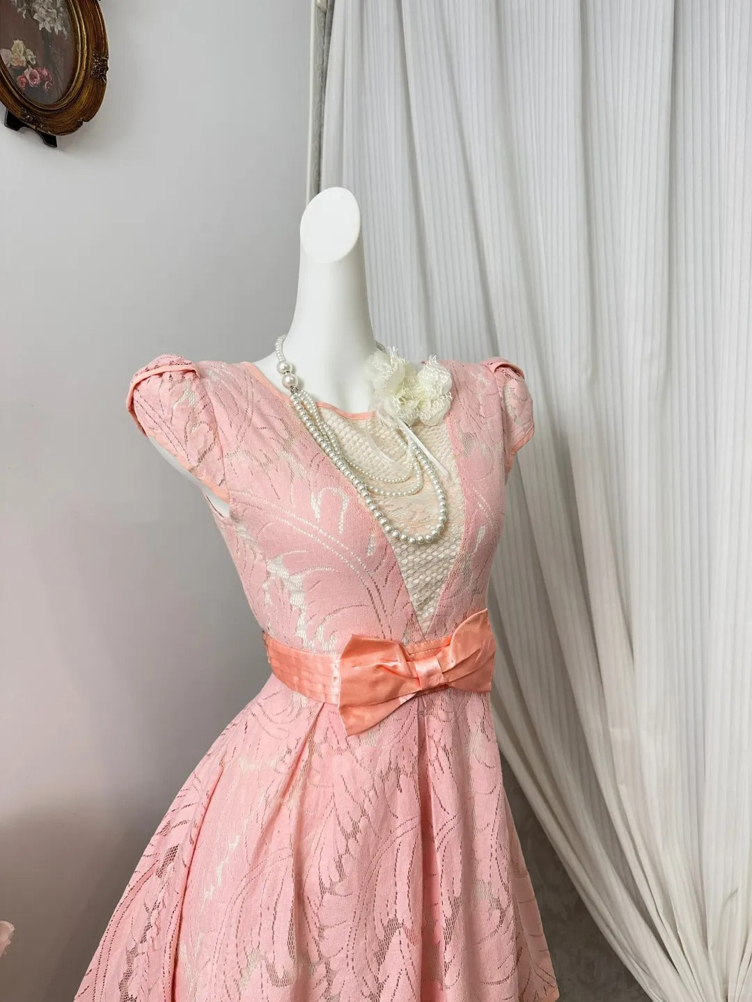 New Homecoming Dress Jewel Bowknot Pleated Tulle Back to School Outfits Party Dress D6907