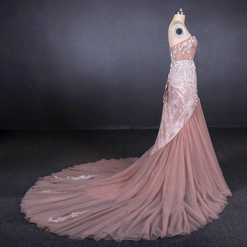 Gorgeous Sweetheart Mermaid Tulle Prom Dress, Long Evening Dresses N2343 M1858