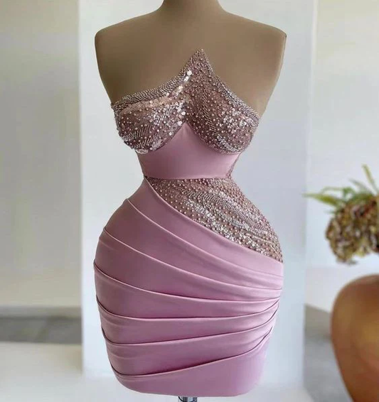 Robes de soirée courtes, robes de cocktail courtes M6103