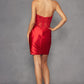 Stunning Homecoming Dress Strapless Applique Tulle Sequins Slit Back to School Outfits Party Dress D7893