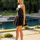 Fashionable Homecoming Dress Strapless Rinestone Bead Tulle Back to School Outfits Party Dress D7880