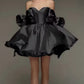 Beautiful Homecoming Dress Sweetheart Bowknot Pleated Back to School Outfits Party Dress D7170