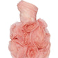 Unique Homecoming Dress Strapless Organza Flower Back to School Outfits Party Dress  D7728