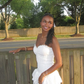 White Sweetheart A-Line Short Party Dress Homecoming Dress MD7315
