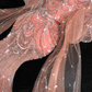 Gorgeous Shiny Orange Beaded Sequined Design Mermaid Prom Dress Evening Dress D1691
