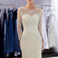 Elegant Wedding Dress Jewel Tulle Rinestone  Wedding Dress D7492