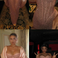 Robe de soirée longue sirène rose brillant à paillettes et décolleté en cœur MD7354